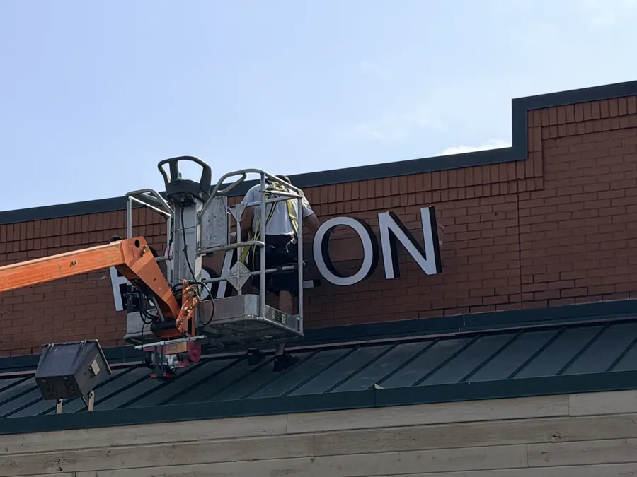 Sized for the distance — Building Signs