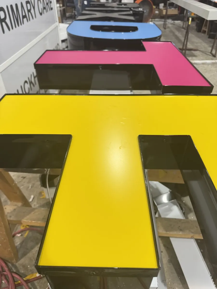 Flush mount or raceway &mdash; Channel Letters