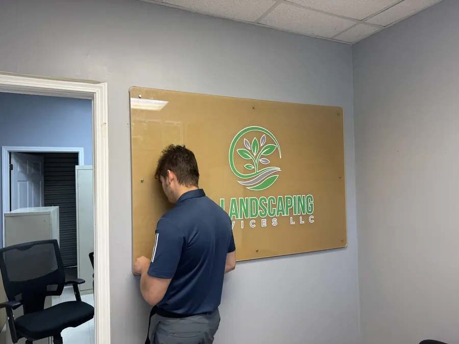 Wall and window graphics inside &mdash; Interior & Lobby Signs
