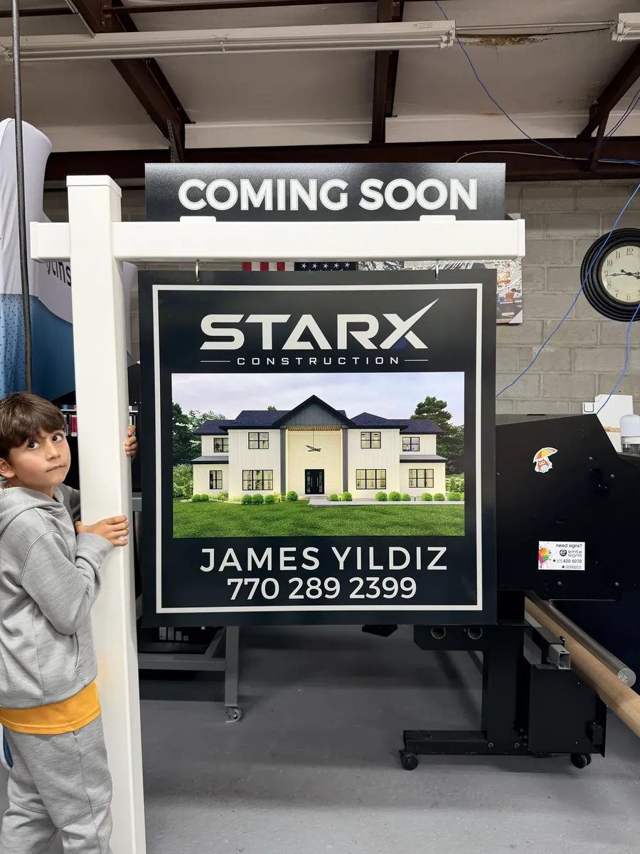 Coming soon and leasing — Yard & Site Signs