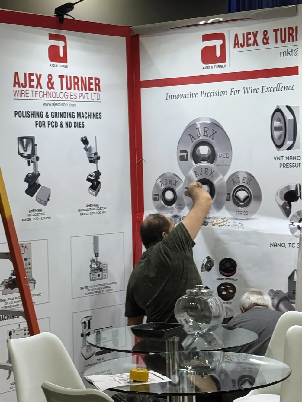 Ajex and Turner exhibition booth build